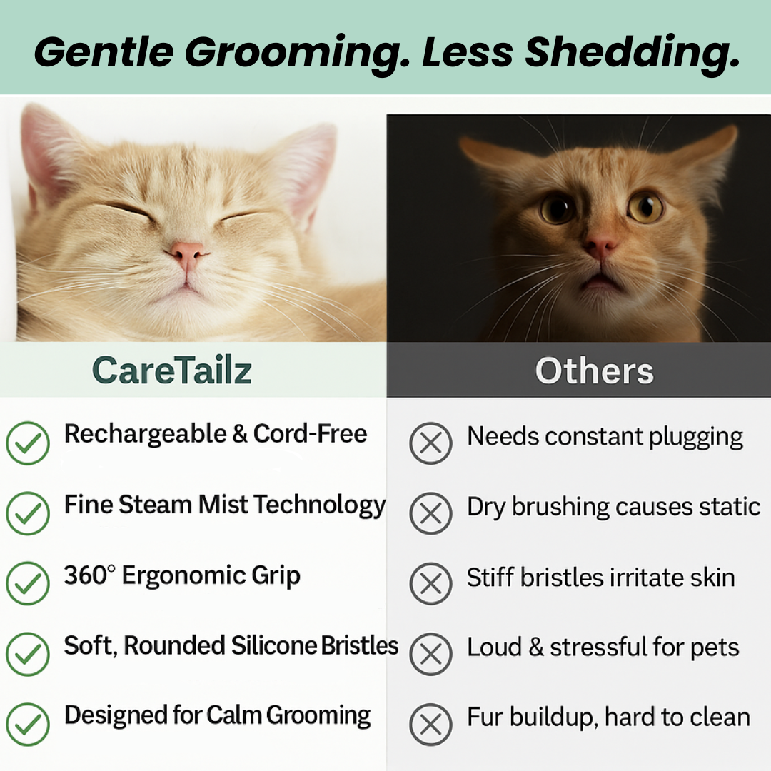 4 in 1 Pet Steam Grooming Brush