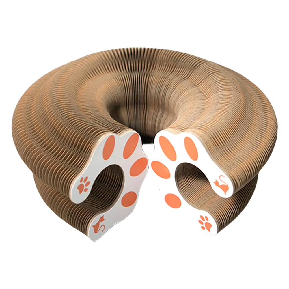 Expandable Cat Scratching Toy with Free Ball