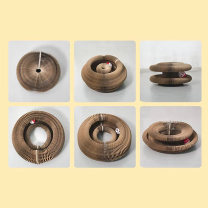 CareTailz™ Expandable Cat Scratching Toy with Free Ball