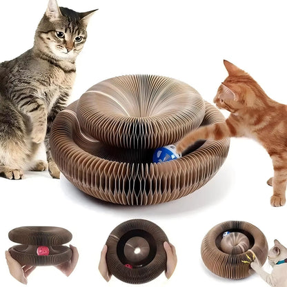 CareTailz™ Expandable Cat Scratching Toy with Free Ball